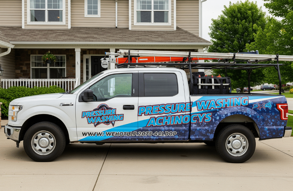 Pressure Washing Truck